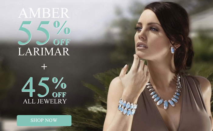 All Larimar & Amber 55% OFF + All Other Jewelry 45% OFF