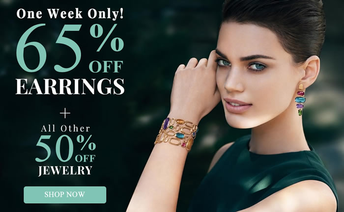 One Week Only! All EARRINGS 65% OFF + more...