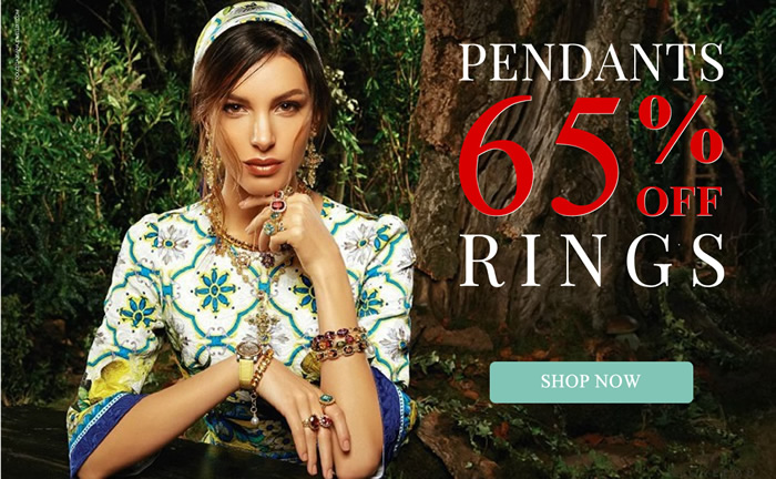 All Pendants & Rings 60% OFF