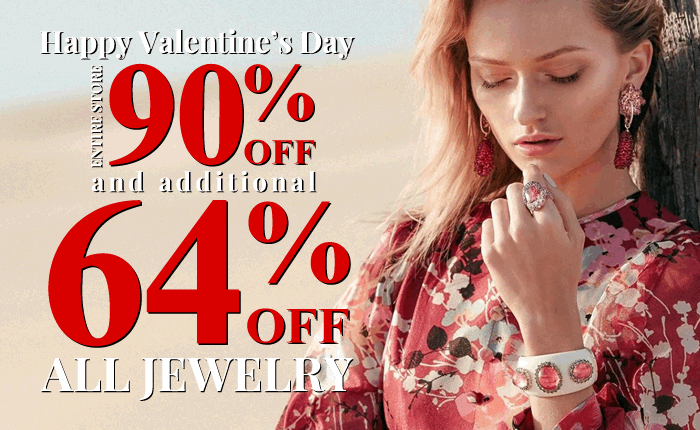 Happy Valentine's Day - ALL JEWELRY 64% OFF