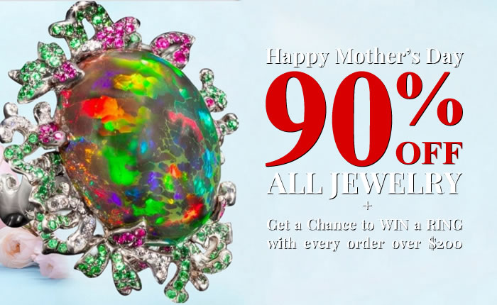 Happy Mother's Day! All Jewelry 90% Off + Win a Ring