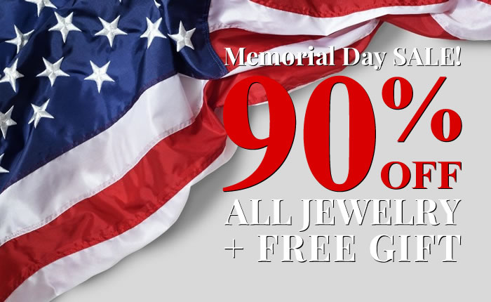 Memorial Day Sale! - All Jewelry 90% Off - Three Days Only