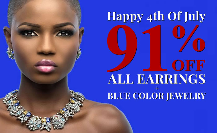 Happy 4th Of July - All Jewelry Up To 91% Off